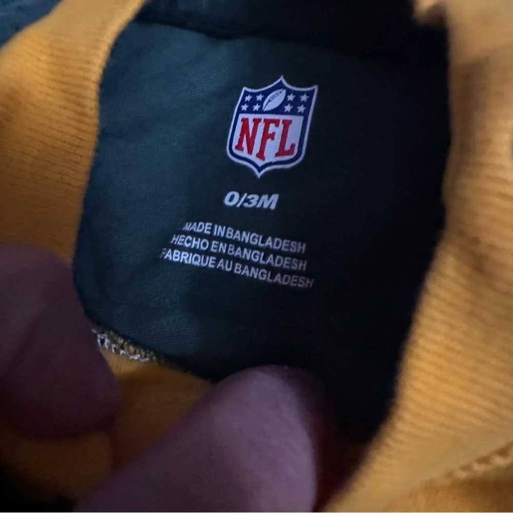 NFL Green and Yellow Packers Kids Bodysuit